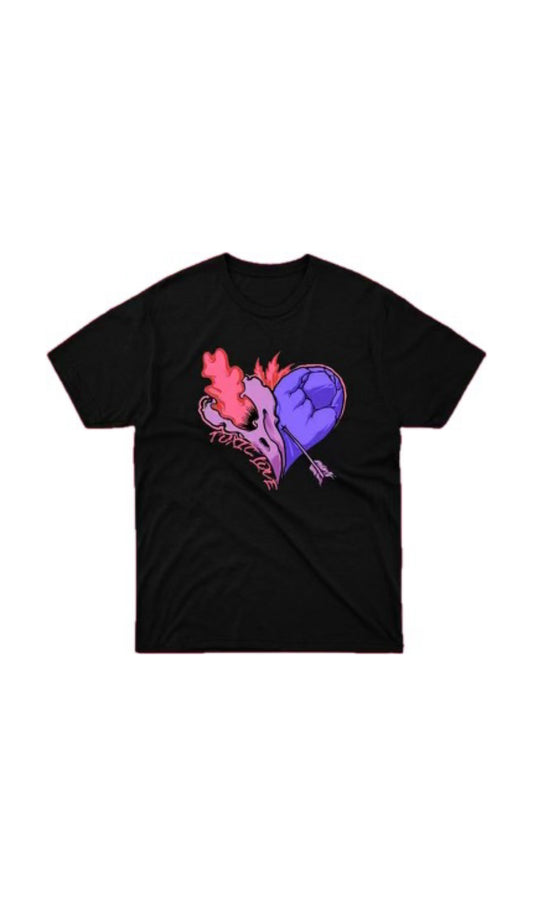 Toxic Love Exotic Heart T-Shirt