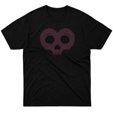 Toxic Love Skull Heart T-Shirt