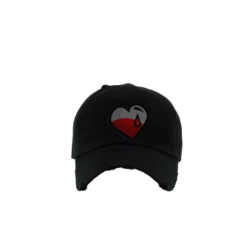 Toxic Love Blood Drip Heart Trucker Hat
